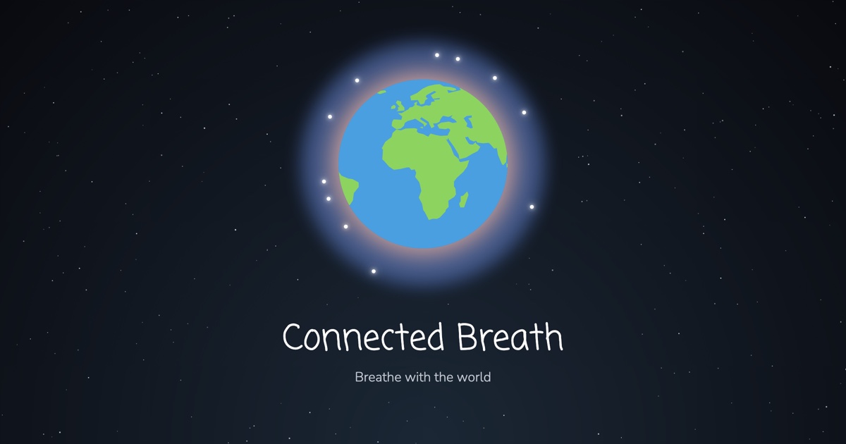 I built a website where strangers around the world breathe in sync